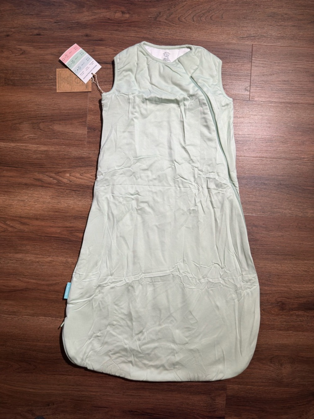 Sleepsack Kids Pajama - Light Mint Sleeveless Sleep Sack